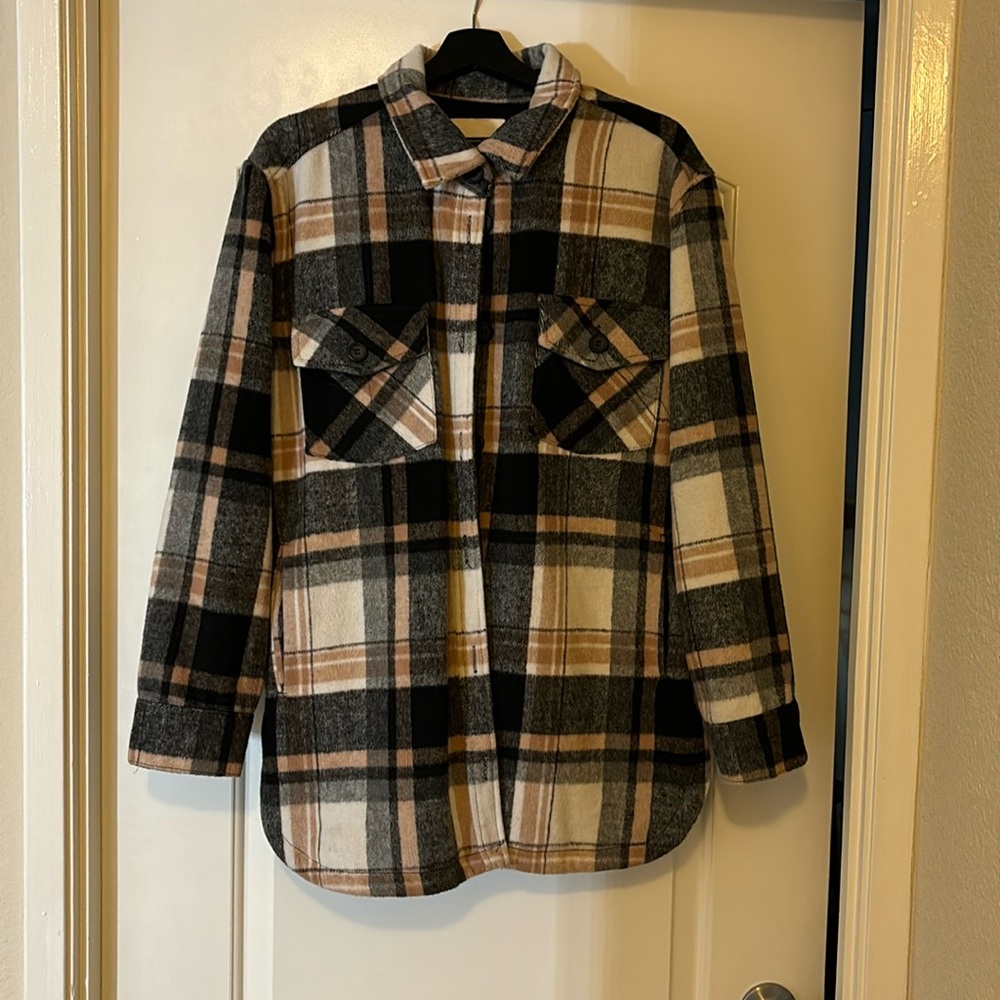 Thread & Supply Shacket Plaid